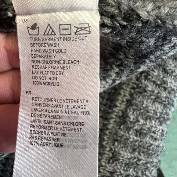 Amuse Society Women's Duster Cardigan Long Sleeve Gray Space Dye Size XS - Picture 9 of 9